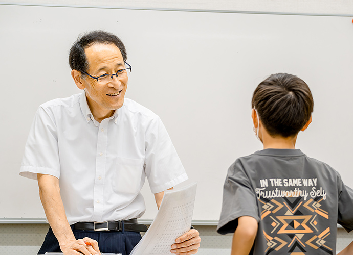 「できない」をそのままにしない。できるまで、とことん付き合います。